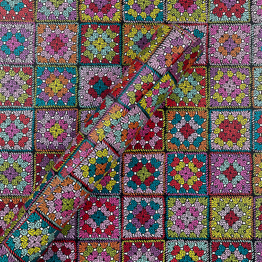 Granny Square Wrapping Paper