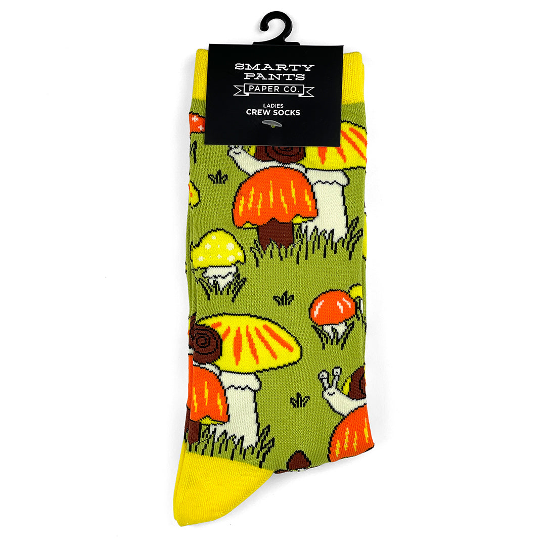 Mushroom and Snail socks