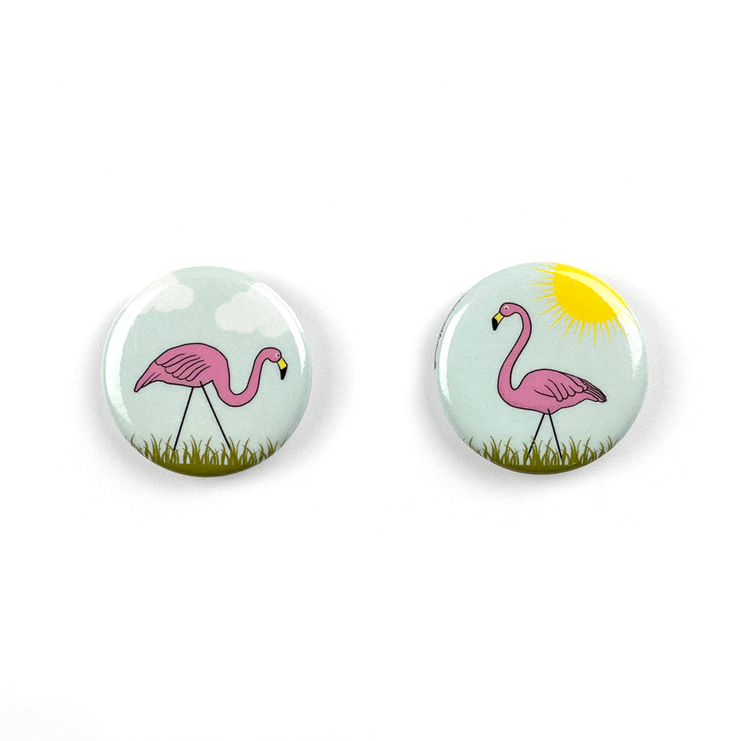 Flamingo Magnet Set