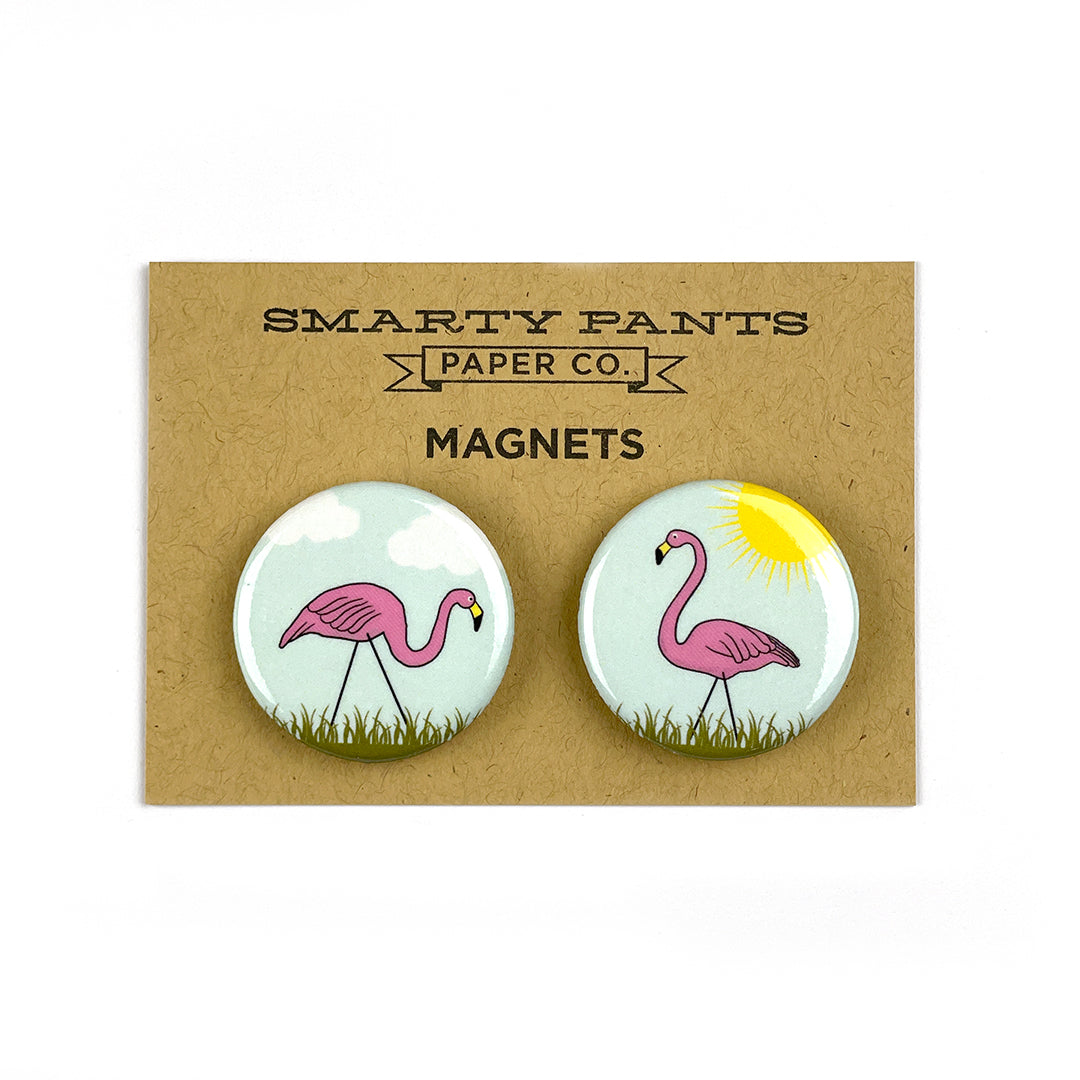 Flamingo Magnet Set