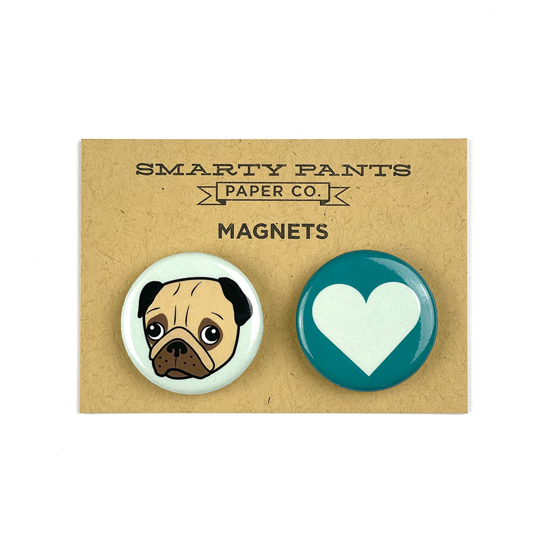 Pug Magnet Set