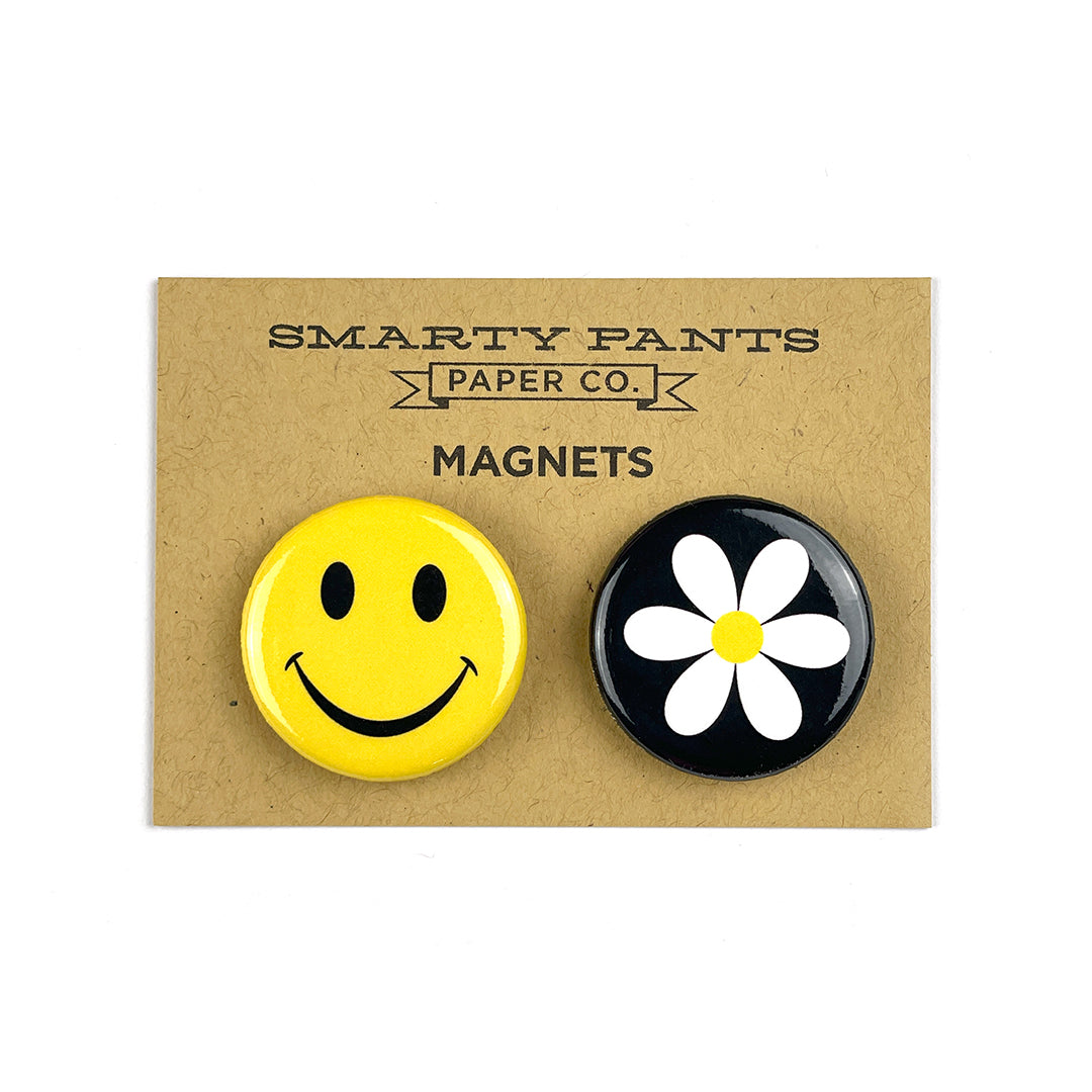 Happy Face & Daisy Magnets