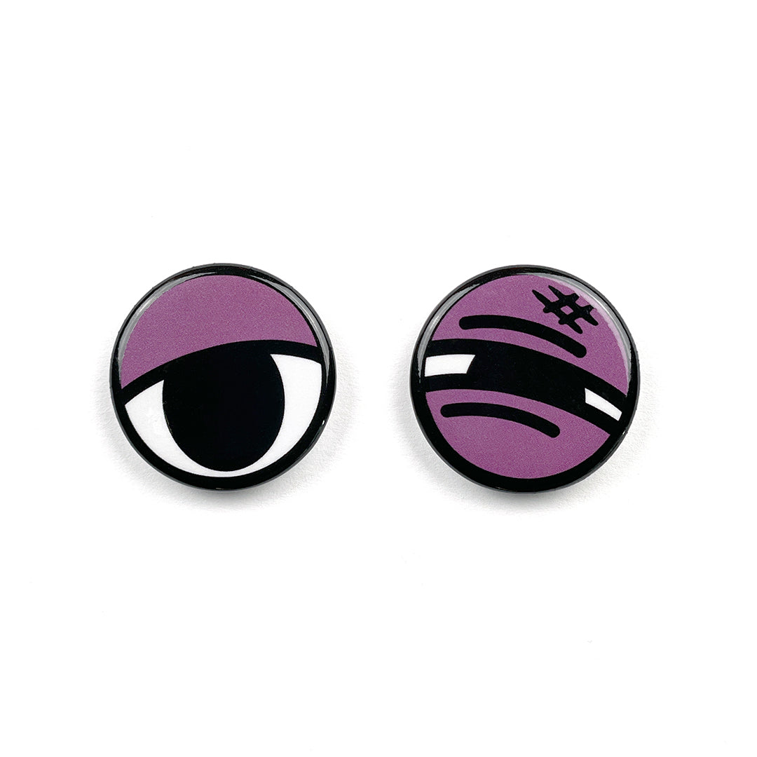 Cartoon Black Eyes Magnets