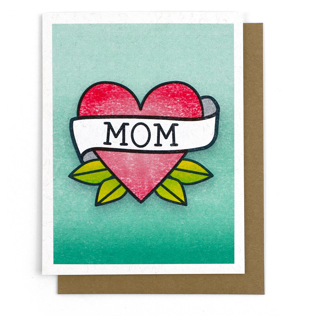 Mom Tattoo Card