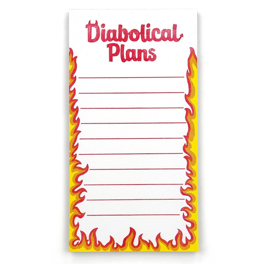 Diabolical Plans Notepad