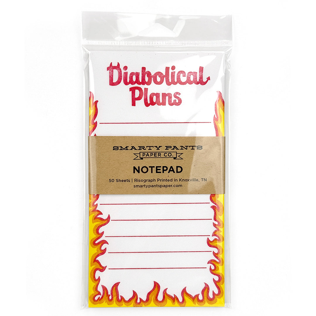 Diabolical Plans Notepad