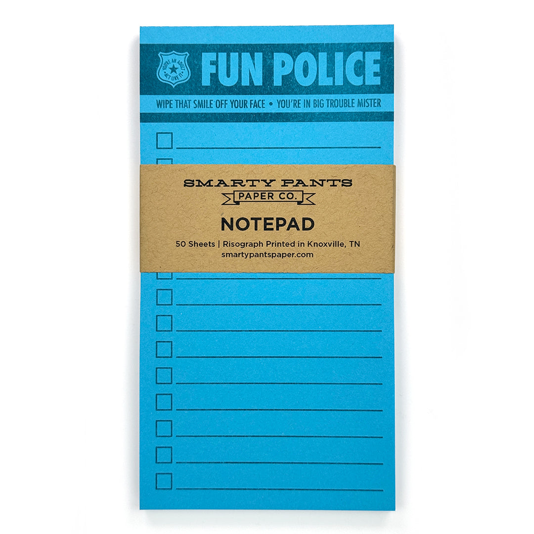 Fun Police Notepad