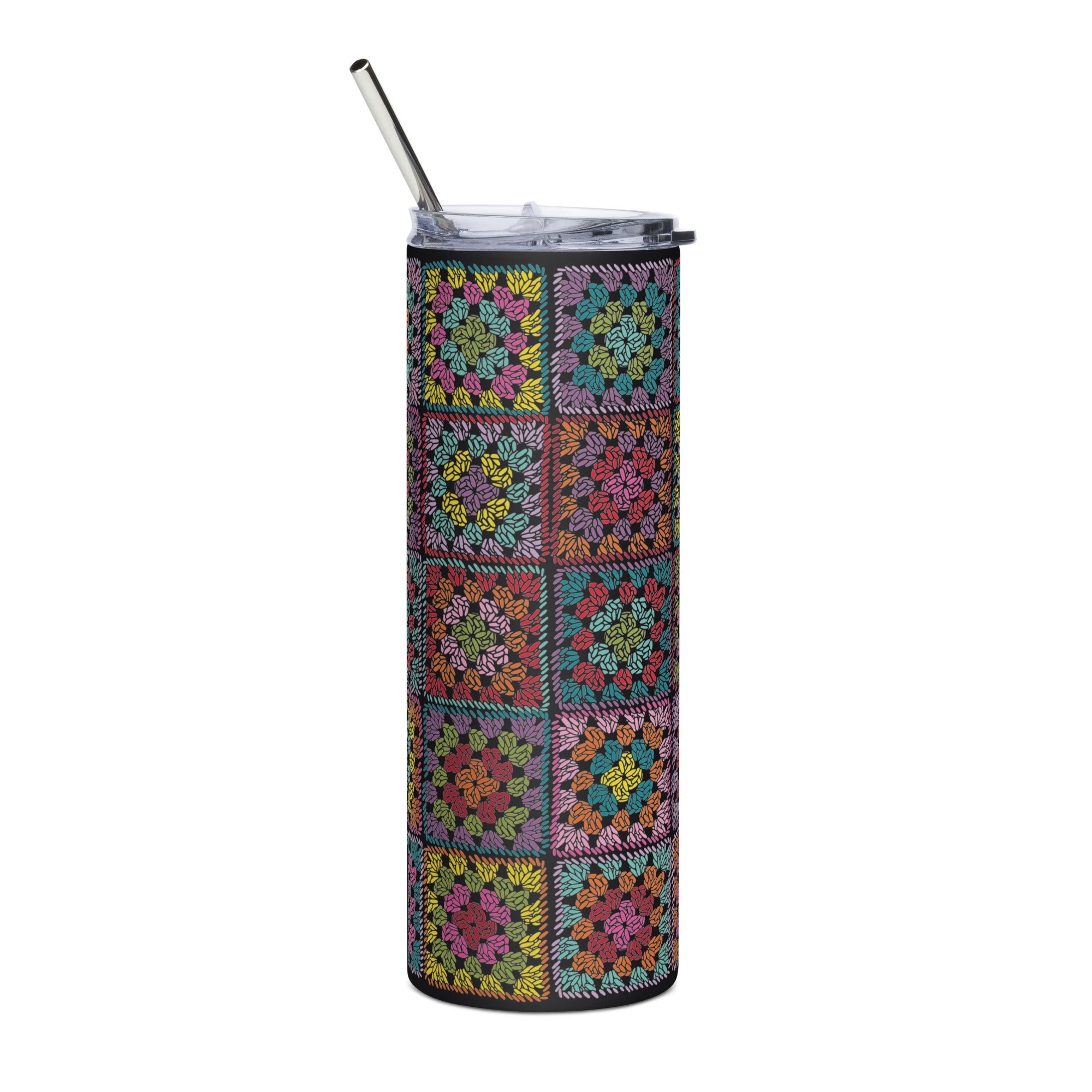 Granny Square Stainless Steel Tumbler
