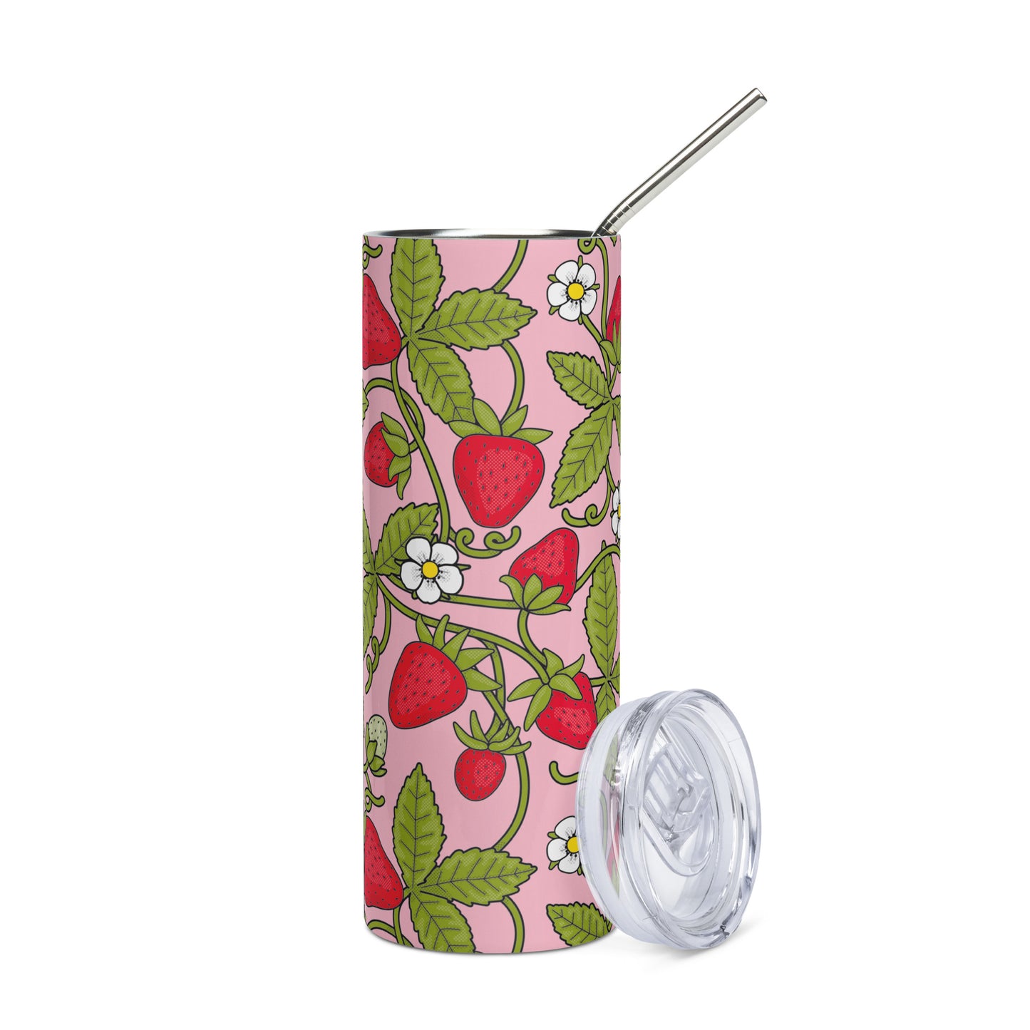 Strawberry Stainless steel tumbler