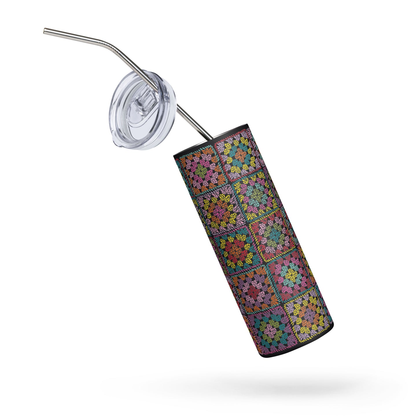 Granny Square Stainless steel tumbler