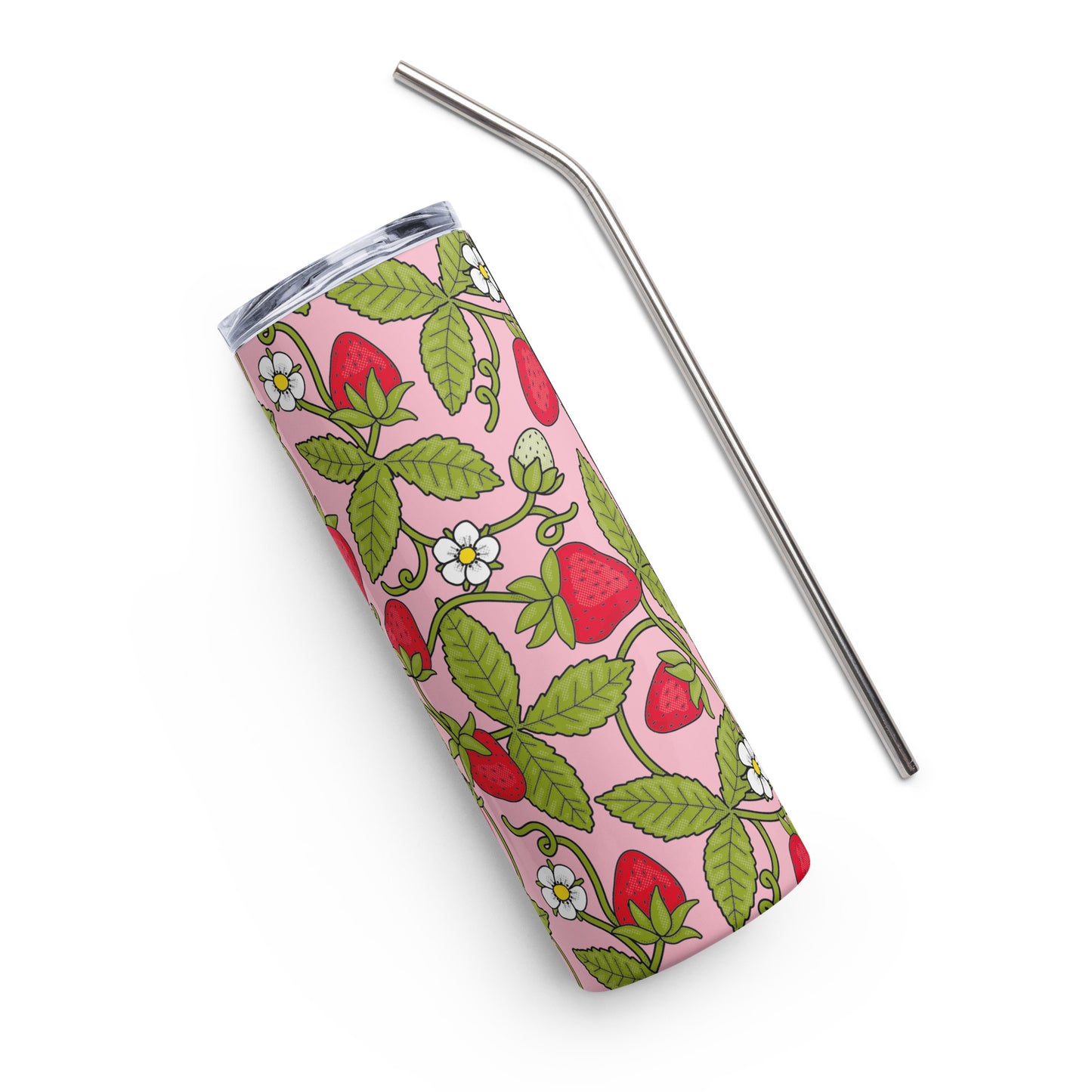 Strawberry Stainless steel tumbler