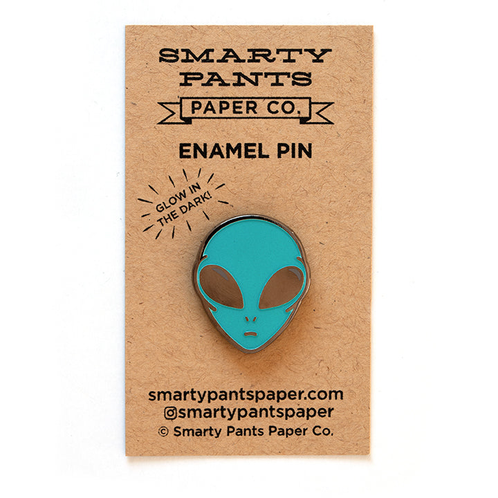 Alien Pin- Glow in the dark!
