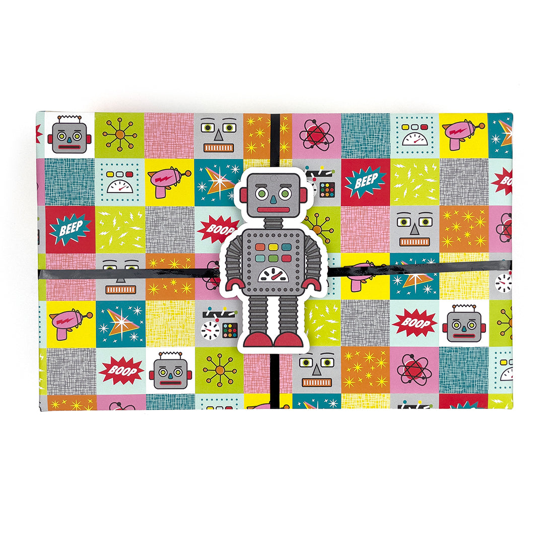 Robot Wrapping Paper- 10% off!