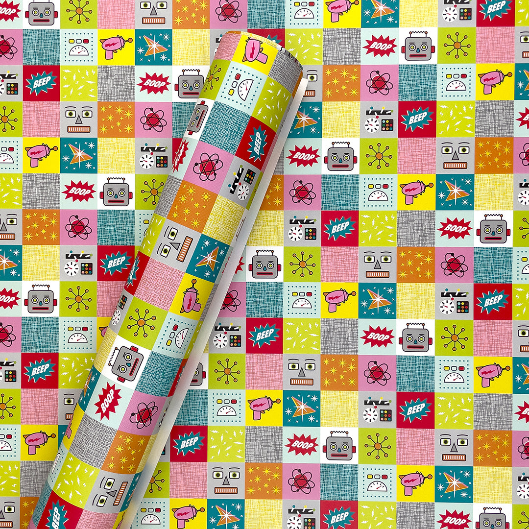Robot Wrapping Paper- 10% off!