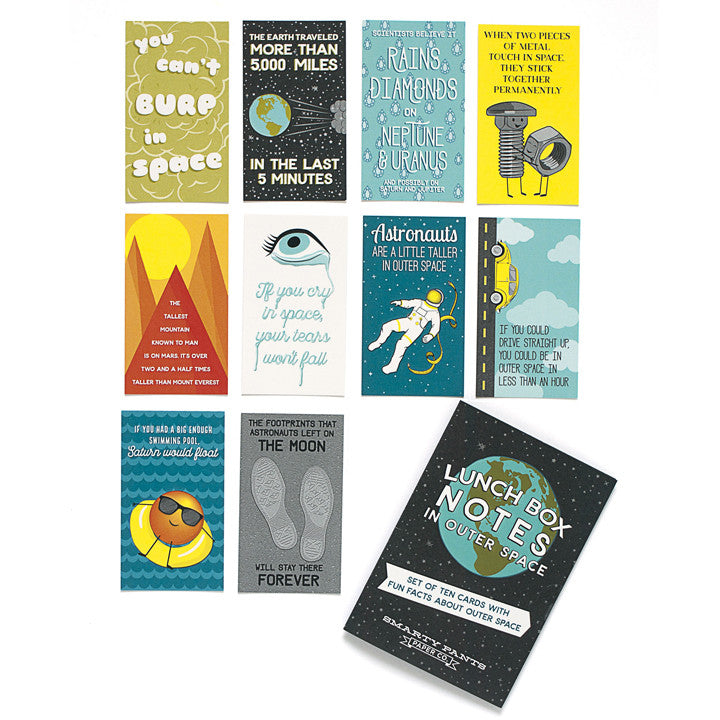 Outer Space Lunch Box Notes