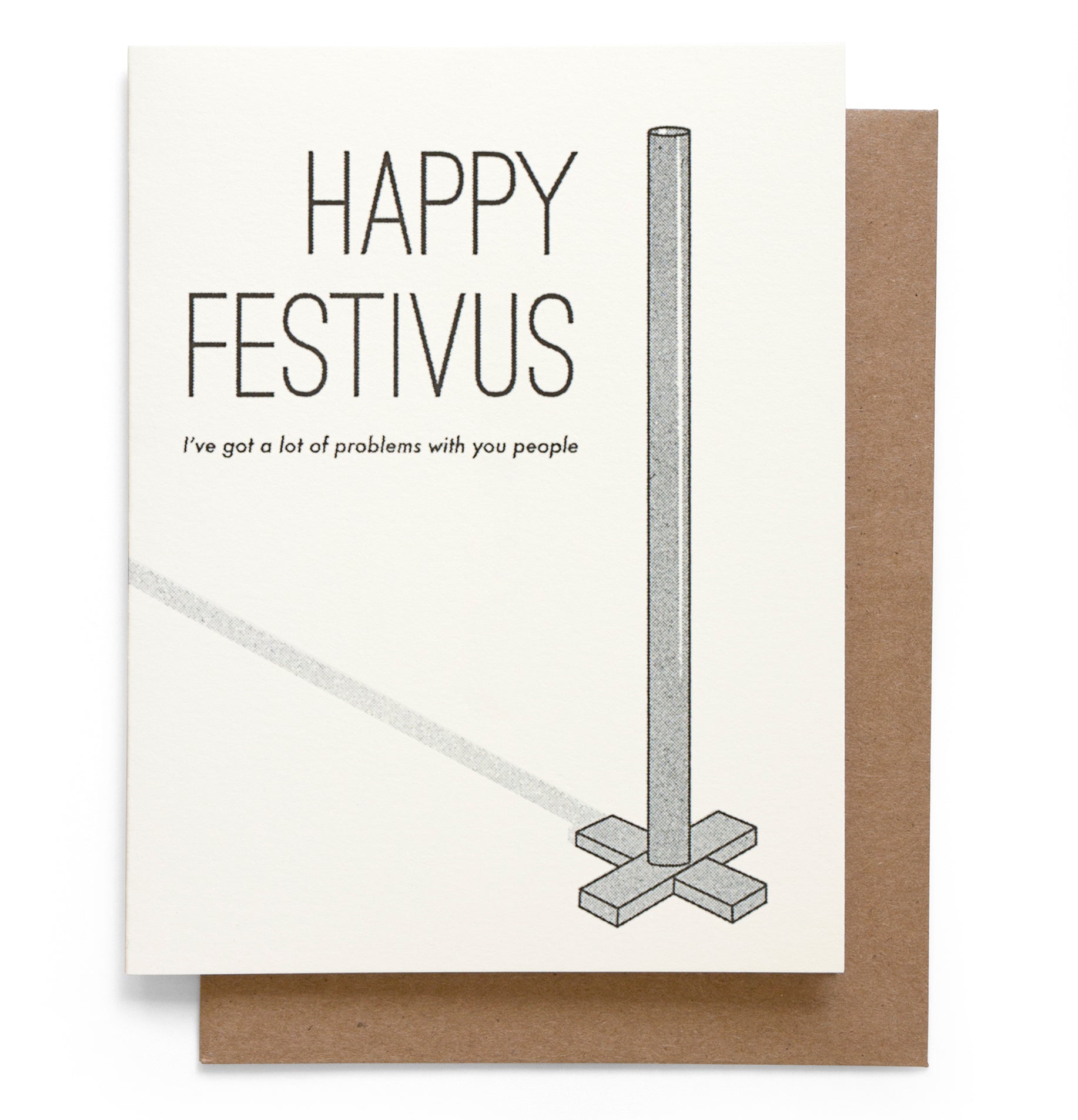 Festivus Pole Card