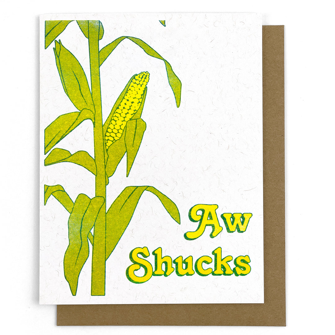 Aw Shucks Card