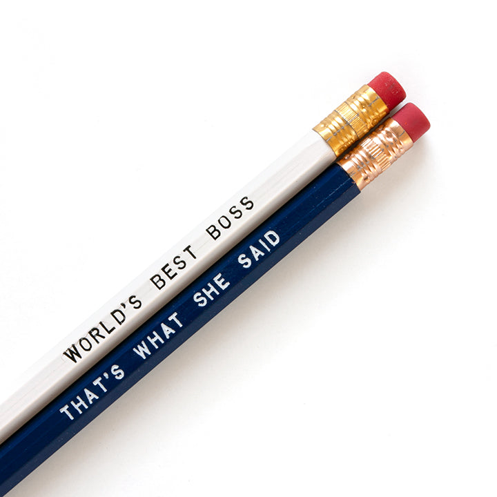 World's Best Boss Pencils