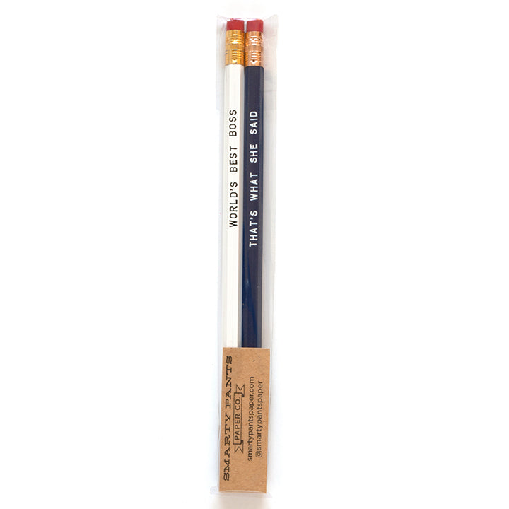 World's Best Boss Pencils