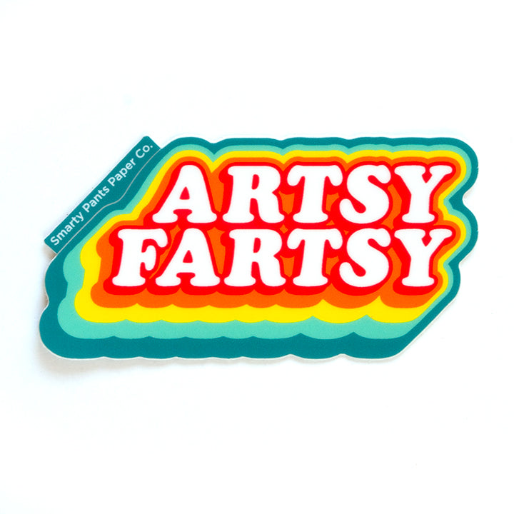 Artsy Fartsy Sticker
