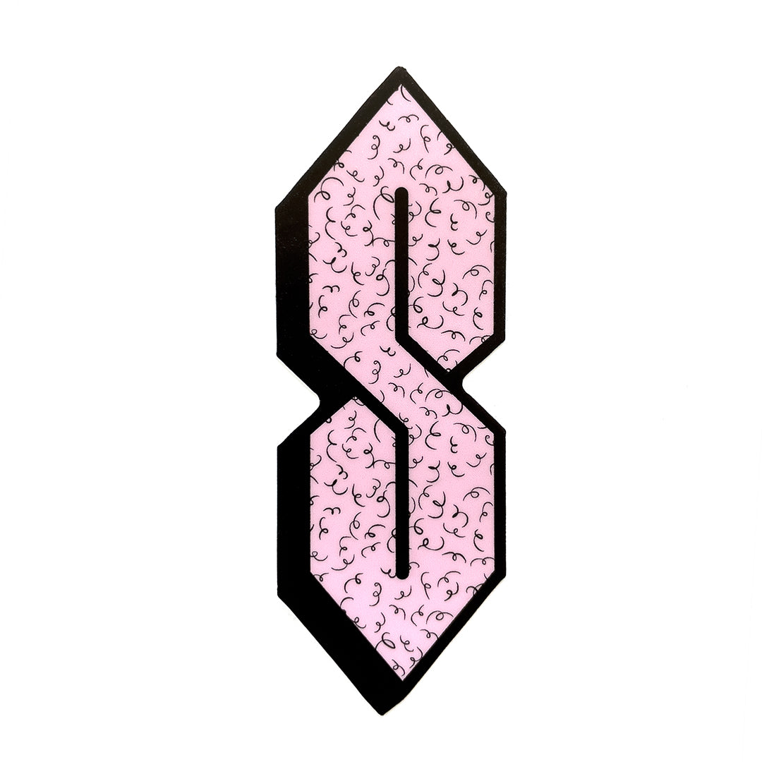 Hairy Cool S Sticker