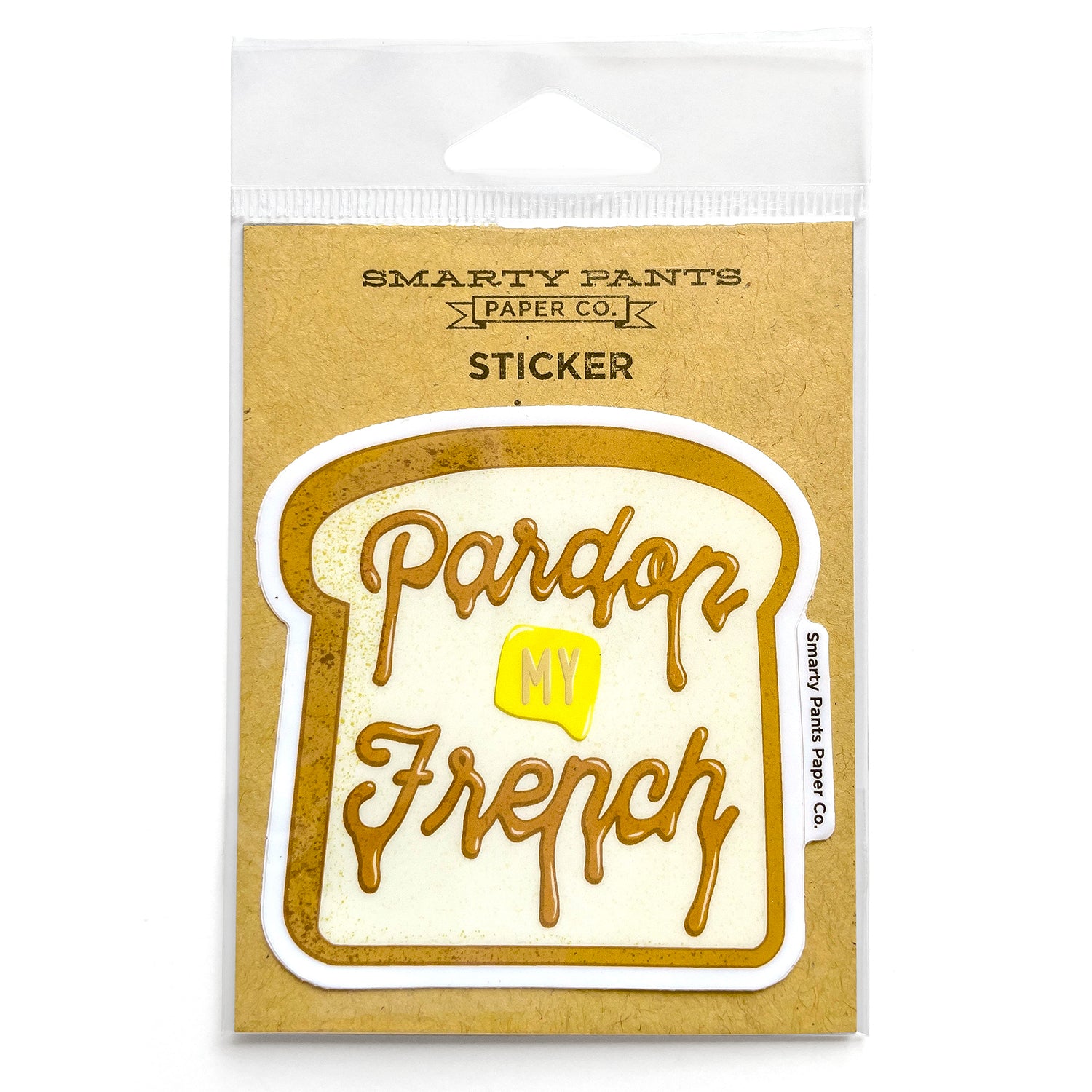 Pardon My French Sticker