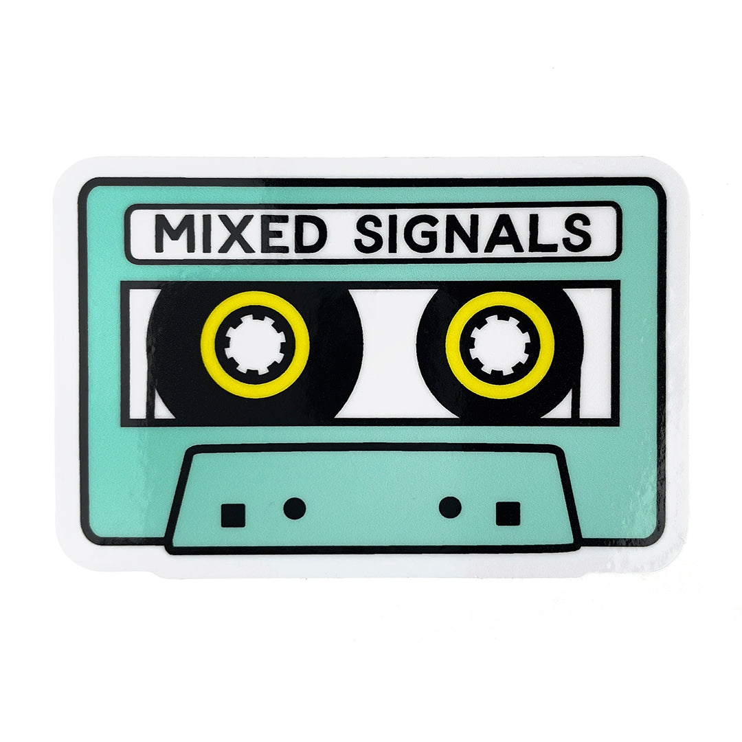 Mixed signals sticker