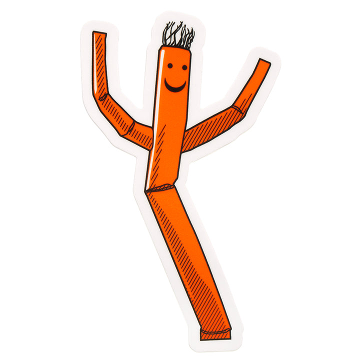 Wacky Waving Man Sticker