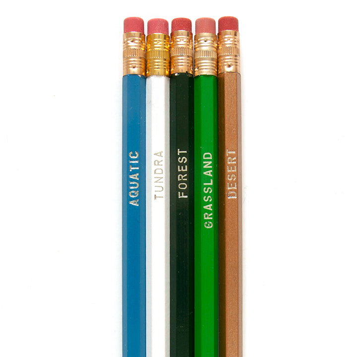Biomes Pencils