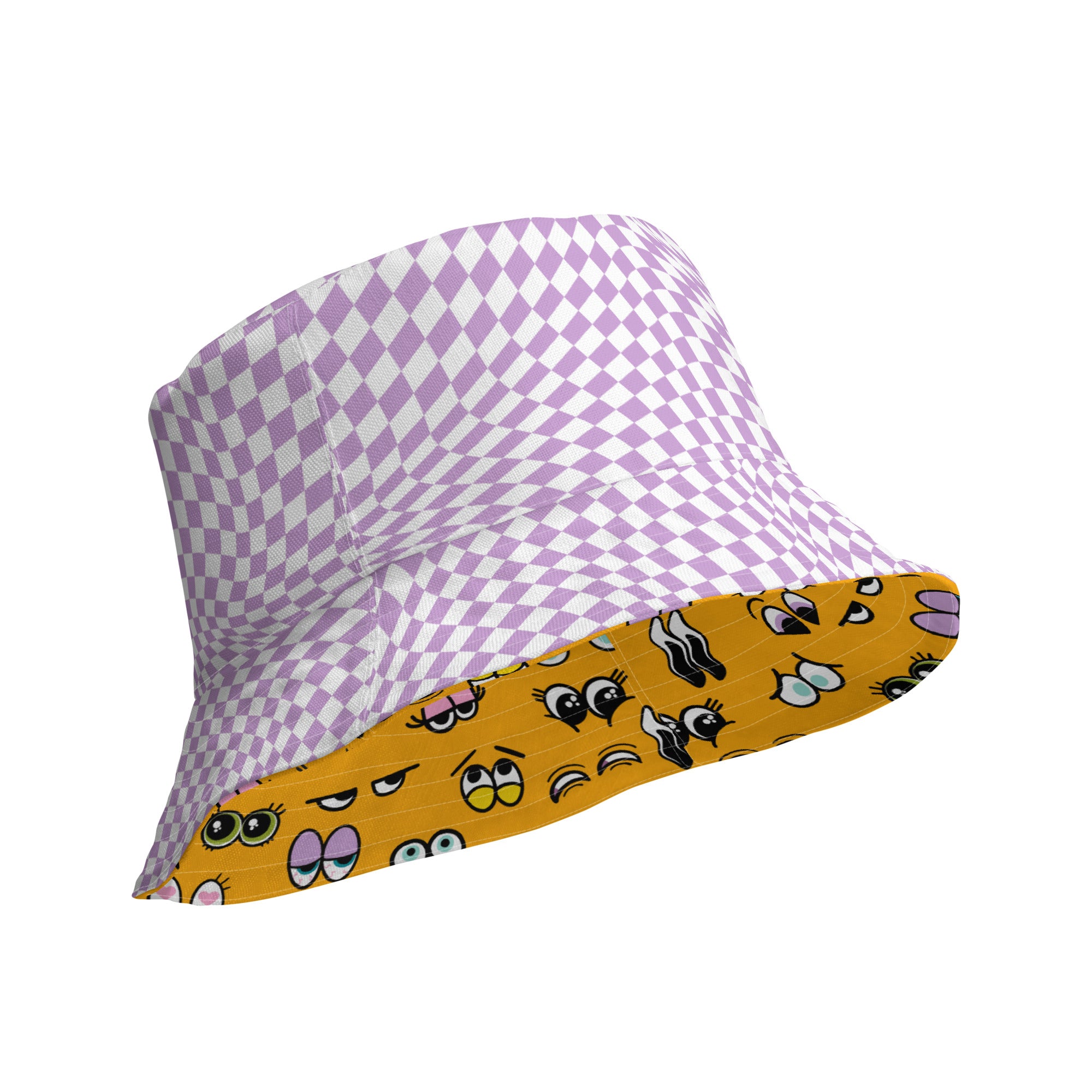 Cartoon Eyes Reversible bucket hat