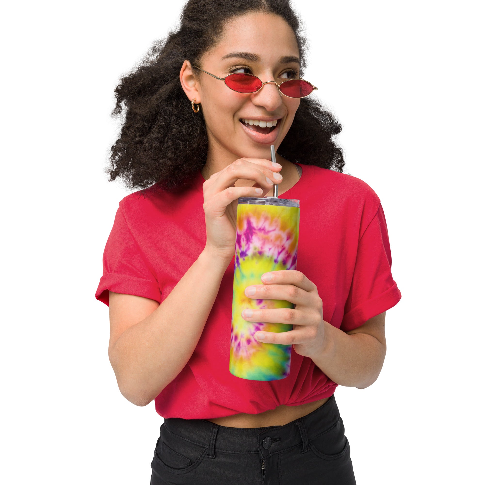 Tie Dye Stainless Steel Tumbler