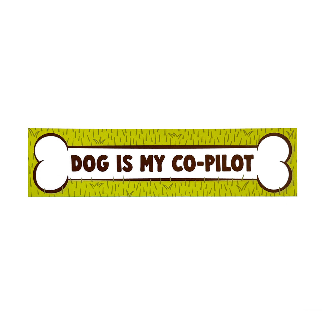 Dog is My Co-Pilot Bumper Sticker