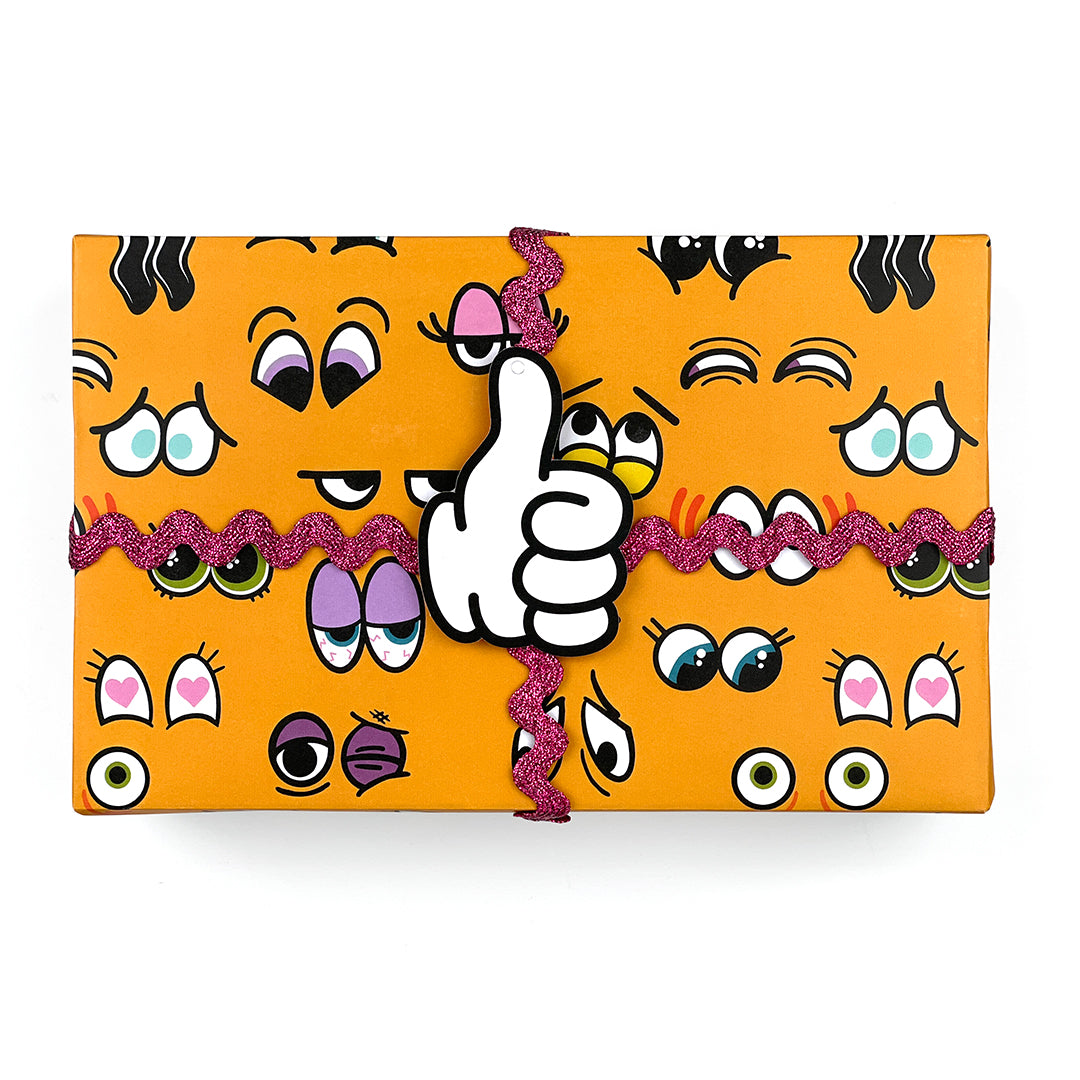 Cartoon Eyes Wrapping Paper