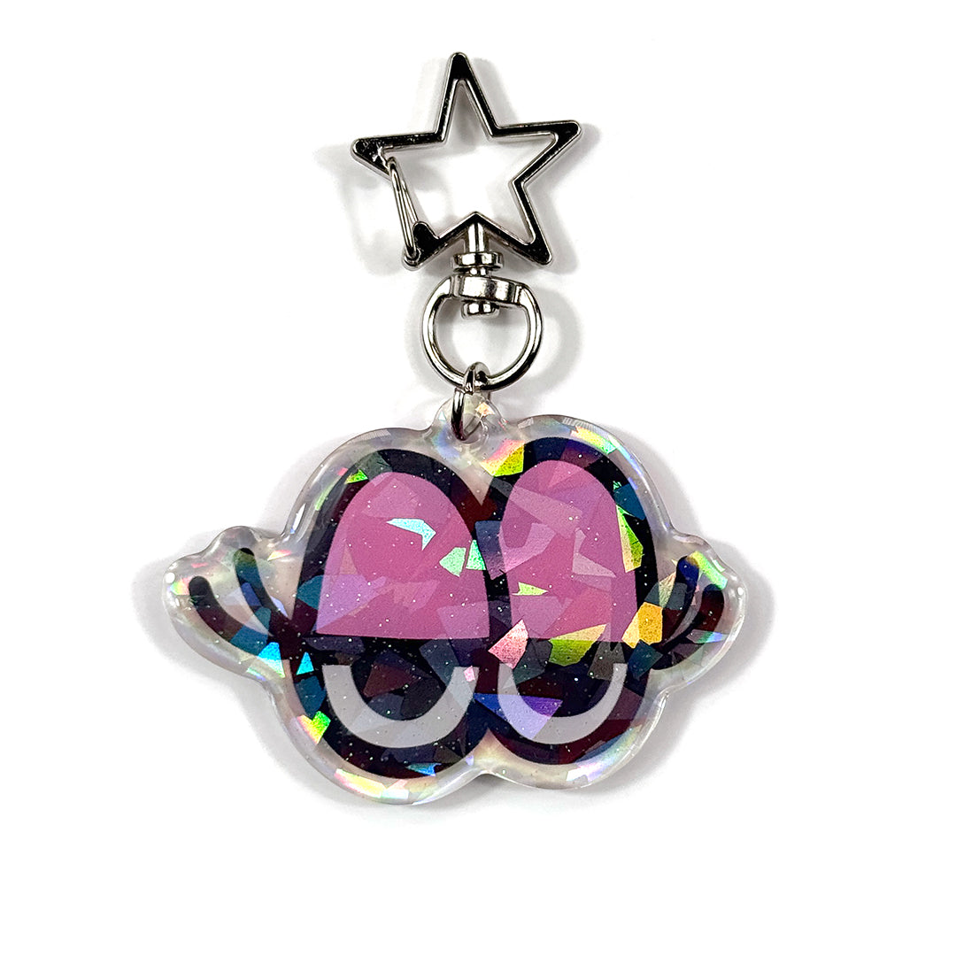 Cartoon Eyes Keychain