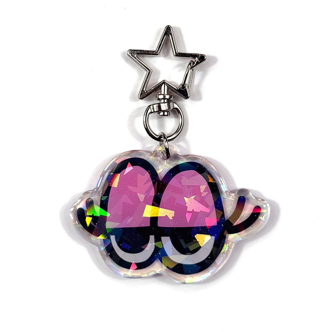 Cartoon Eyes Keychain