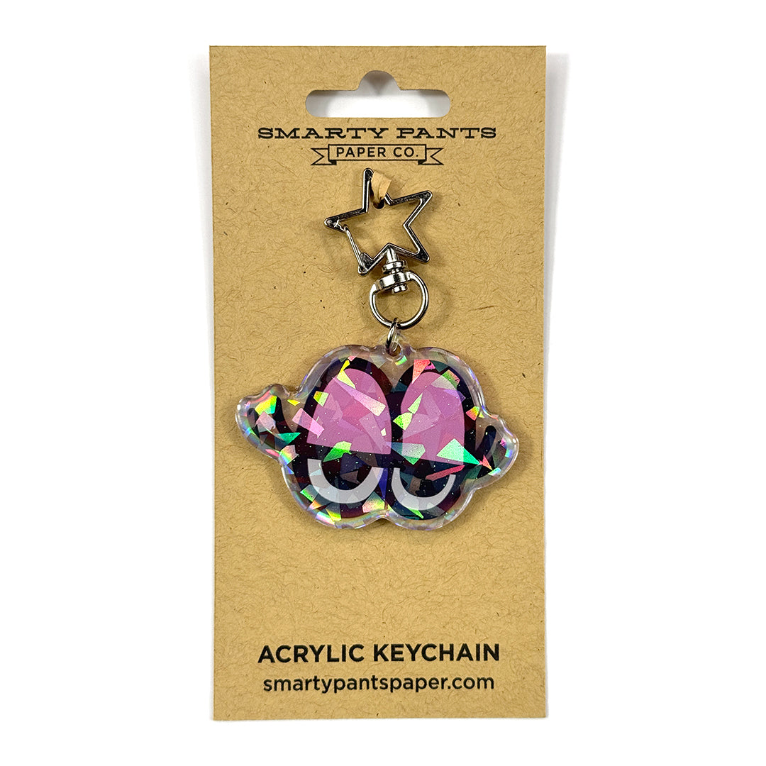 Cartoon Eyes Keychain