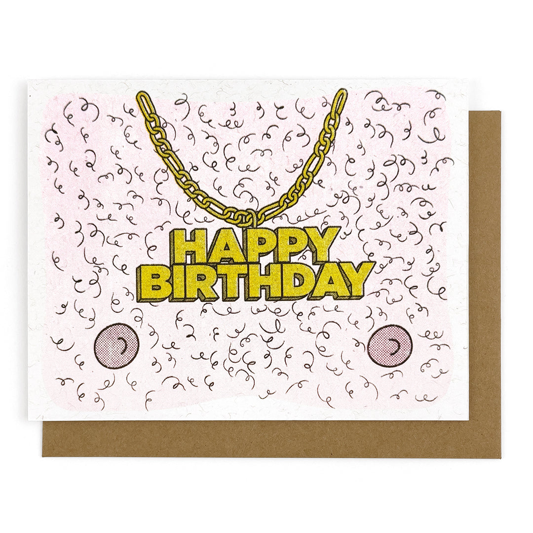 Hairy Birthday Card
