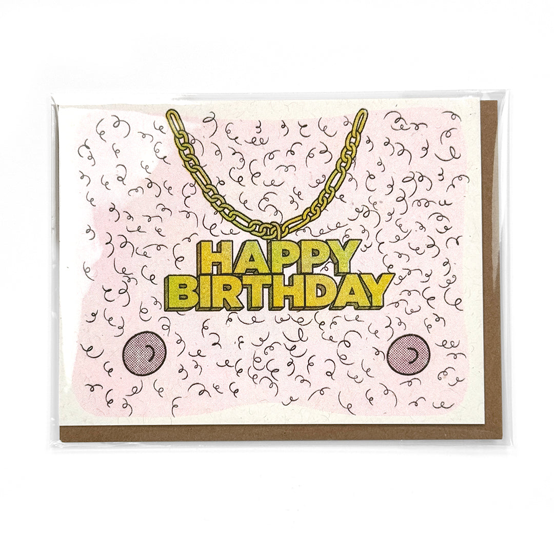 Hairy Birthday Card