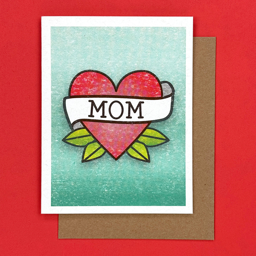 Mom Tattoo Card
