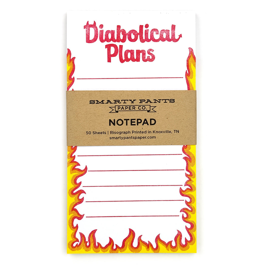 Diabolical Plans Notepad