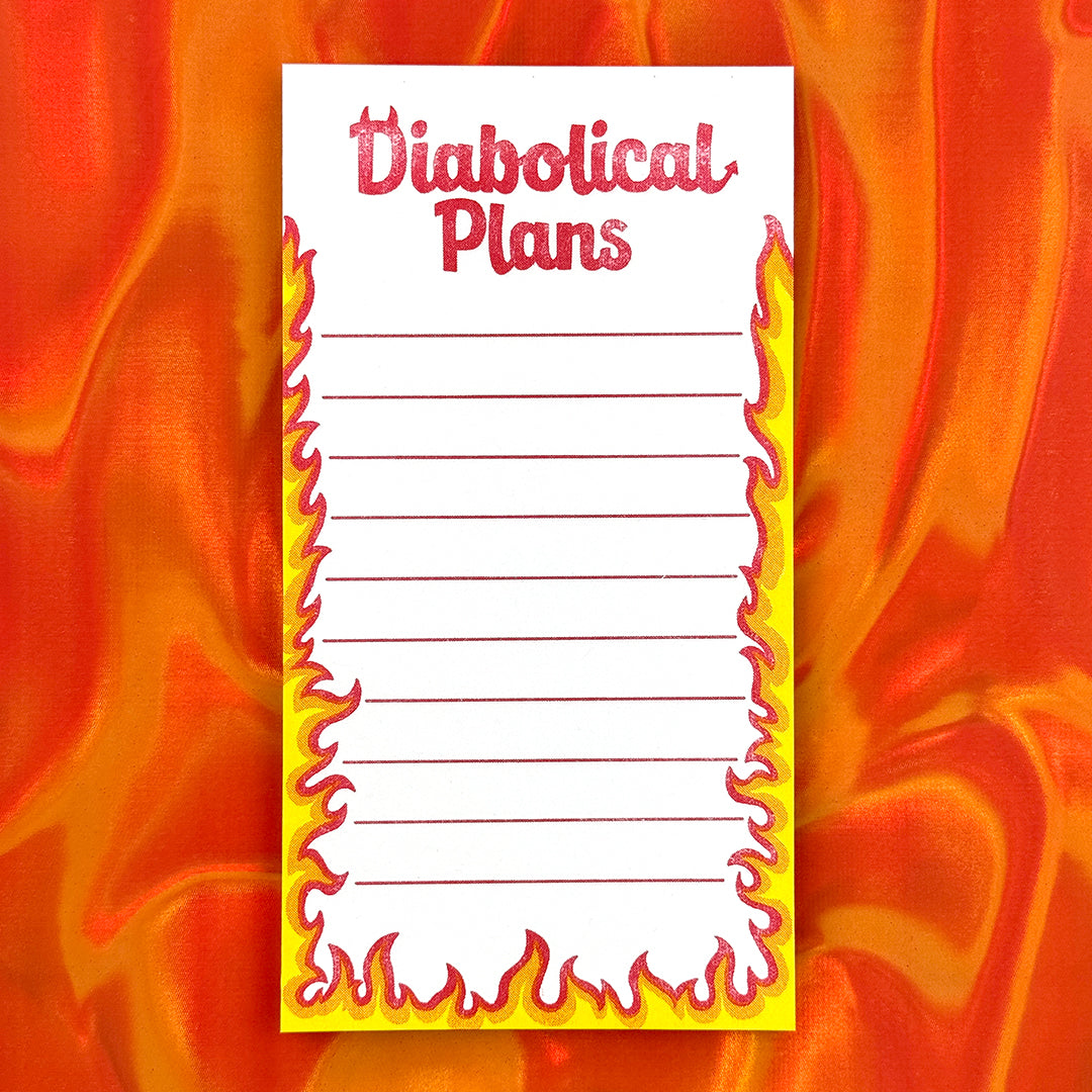 Diabolical Plans Notepad