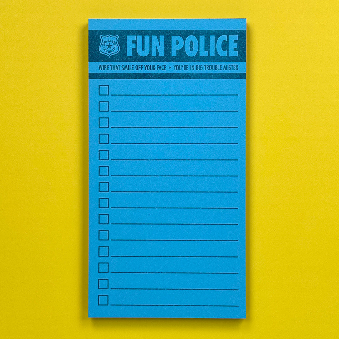Fun Police Notepad