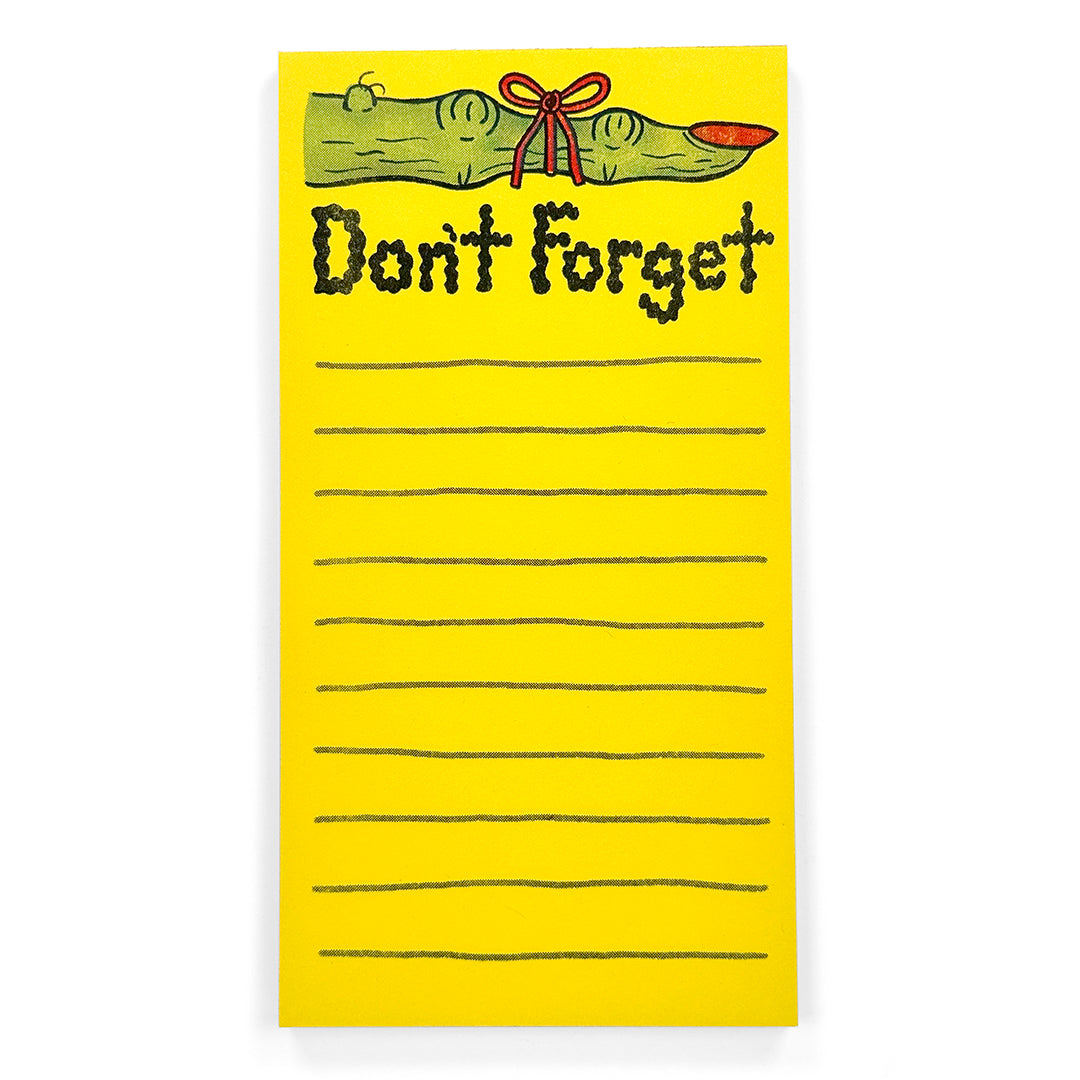 "Don't Forget" Witch Finger Notepad