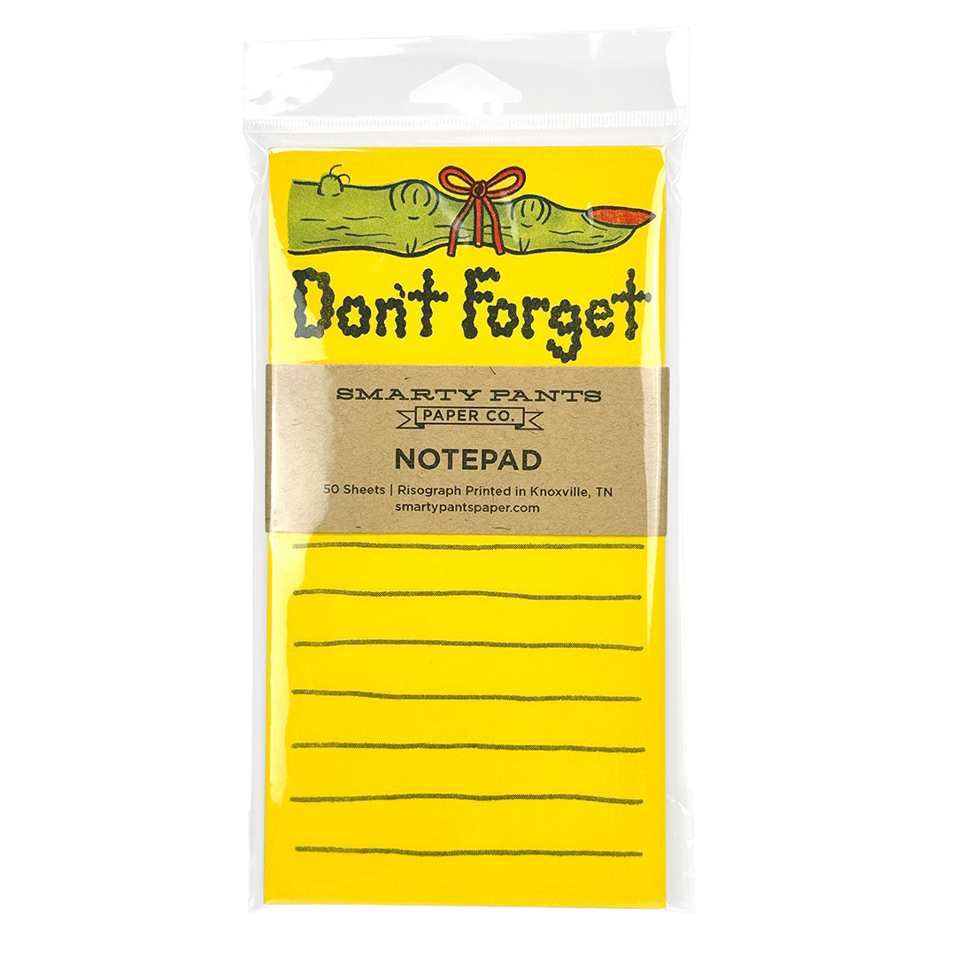 "Don't Forget" Witch Finger Notepad