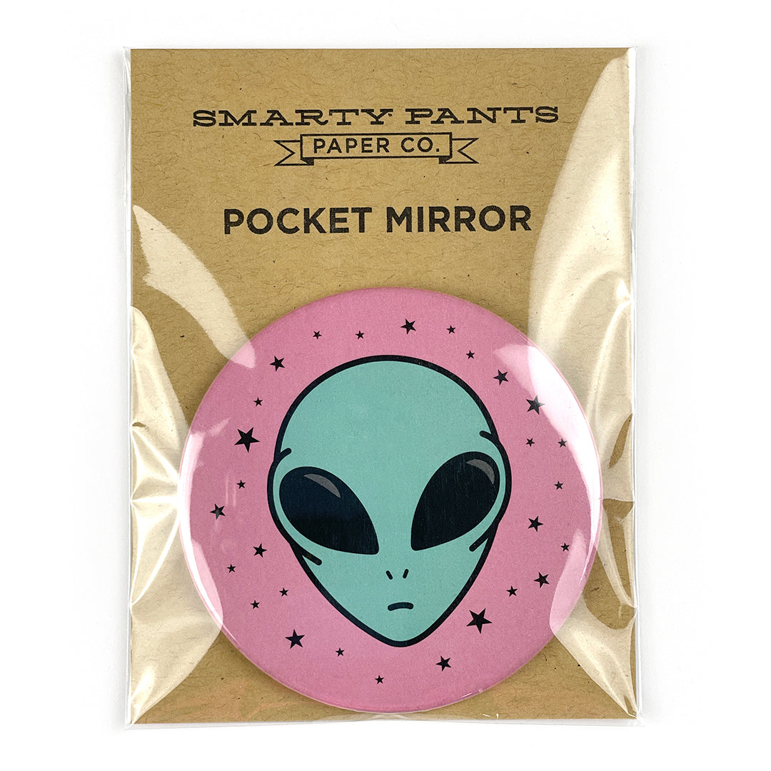 Alien pocket mirror