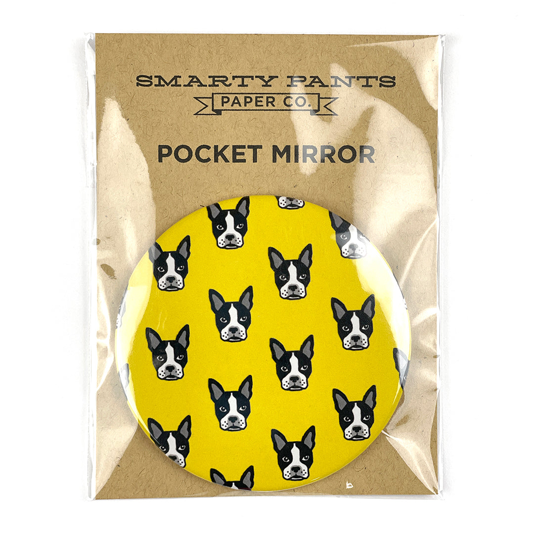Boston Terriers Pocket Mirror