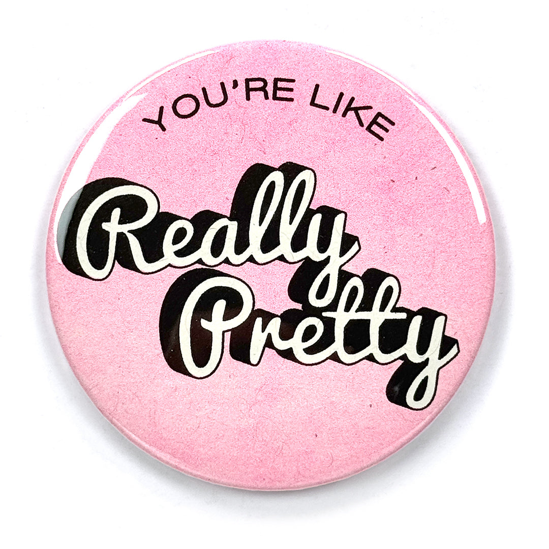 Pretty Risograph Pocket Mirror