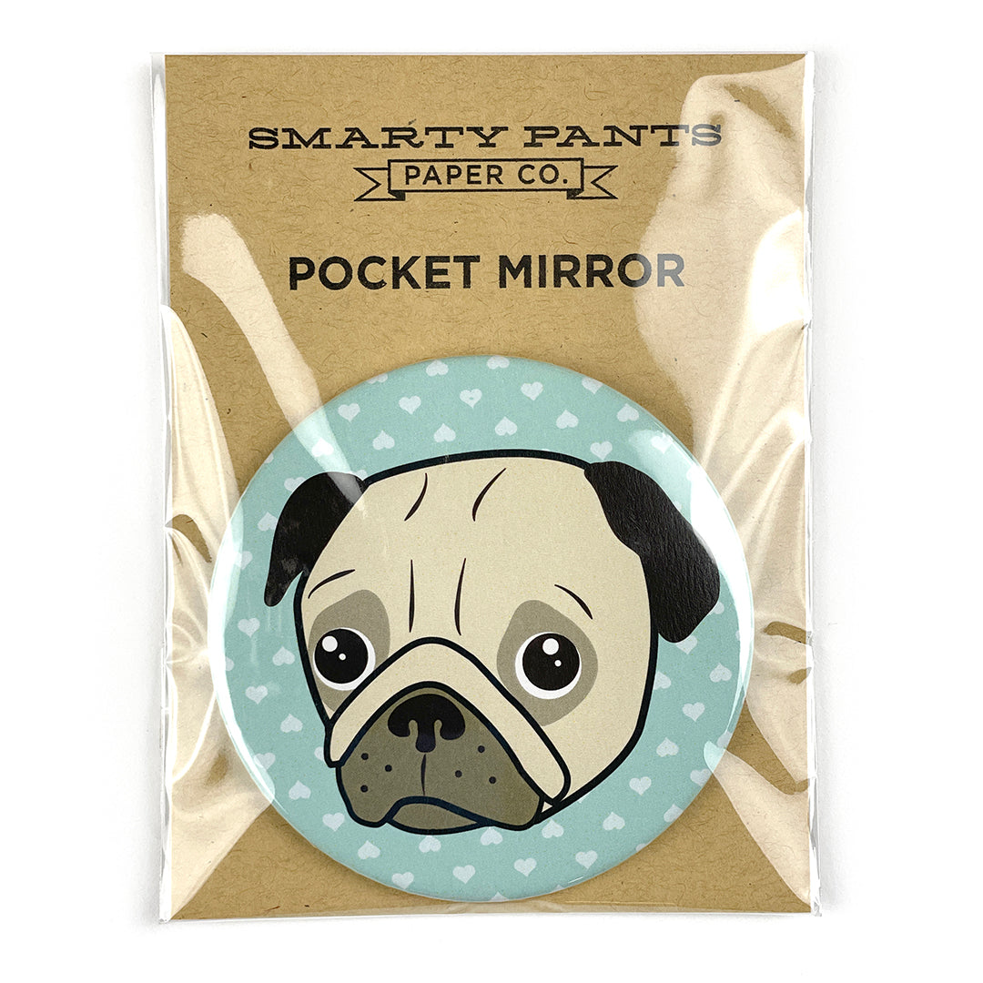 Pug Pocket Mirror