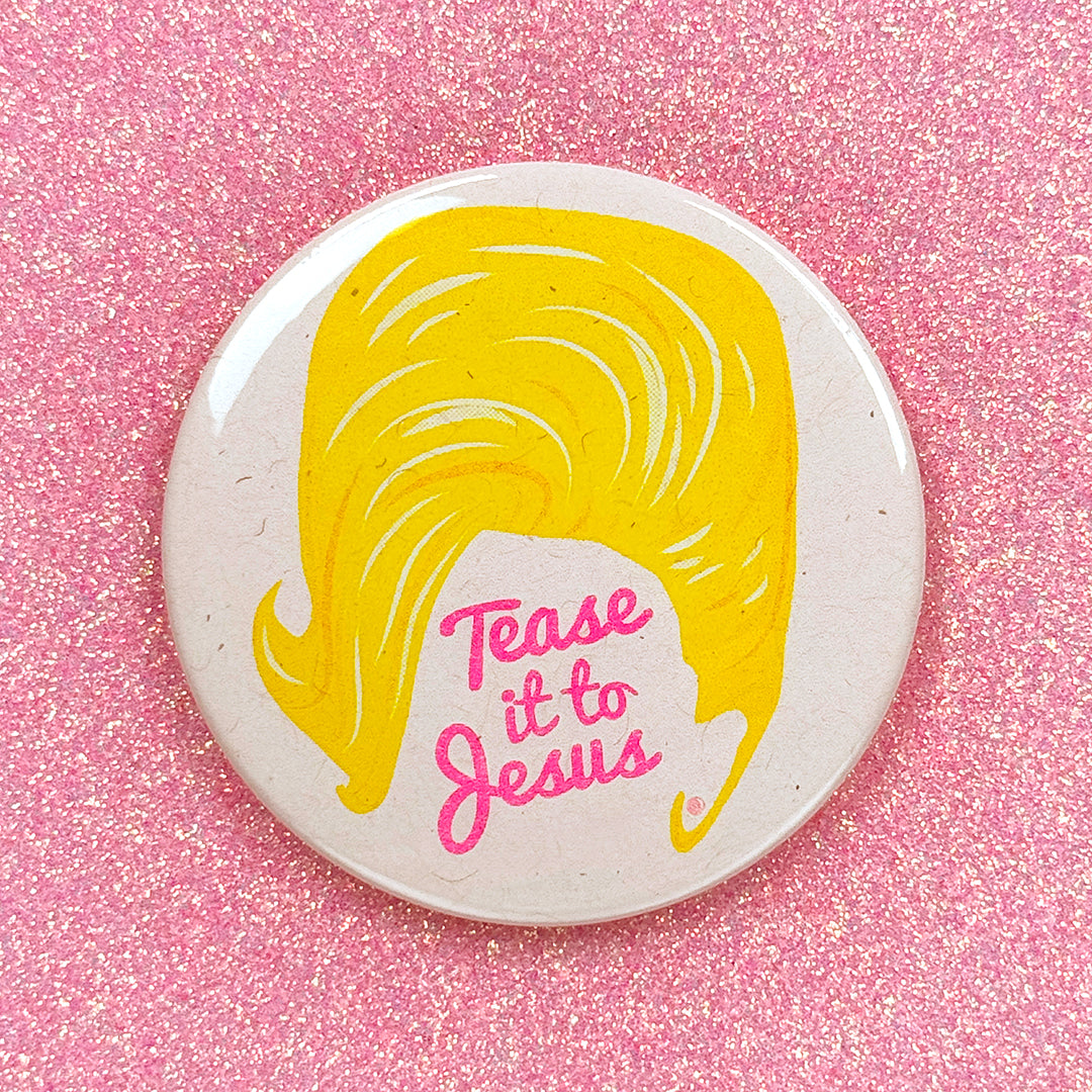 Tease it to Jesus Pocket Mirror
