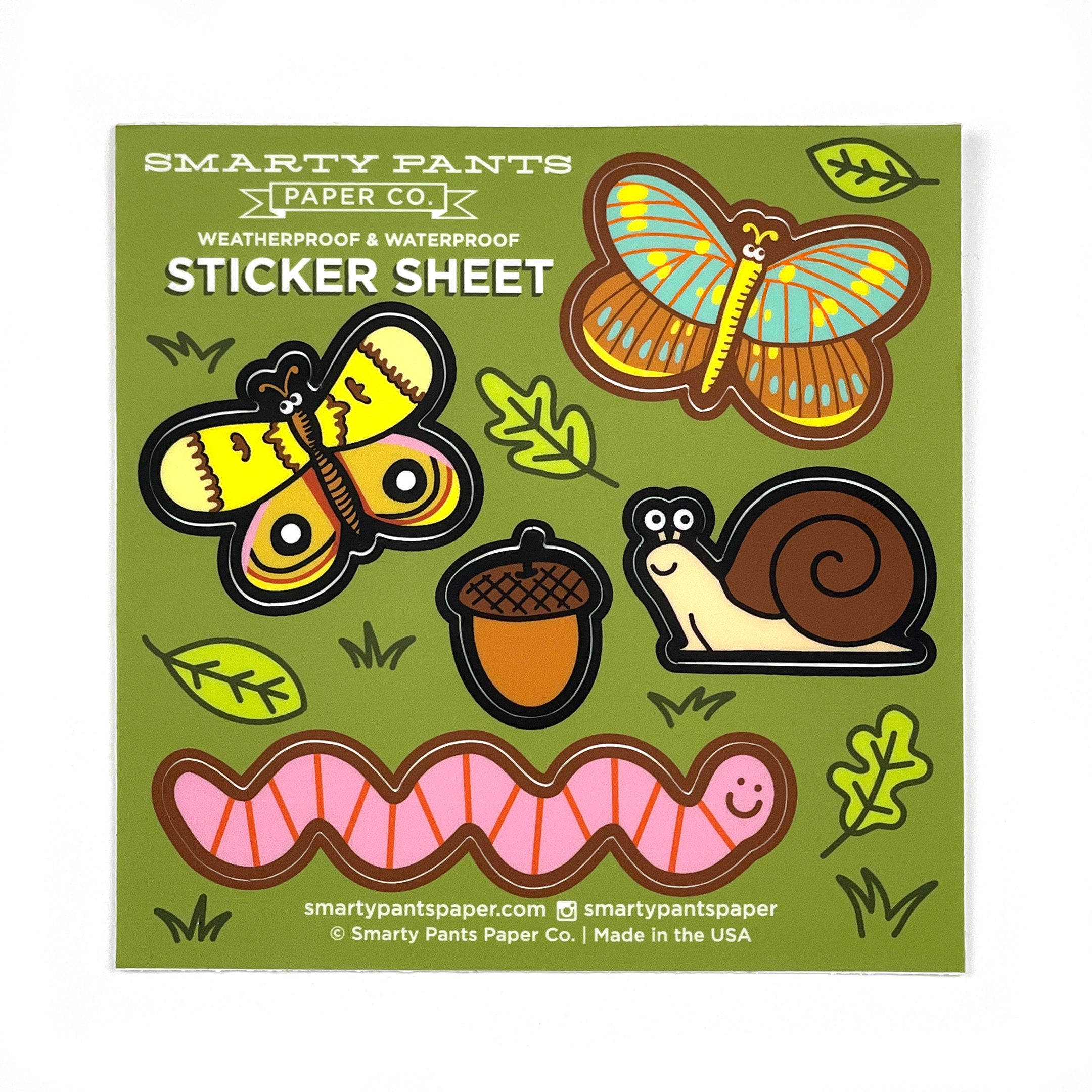 Small Friends sticker sheet